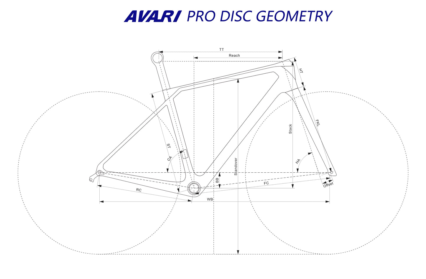 Cadre de vélo de route Elves Avari Pro UCI Disc