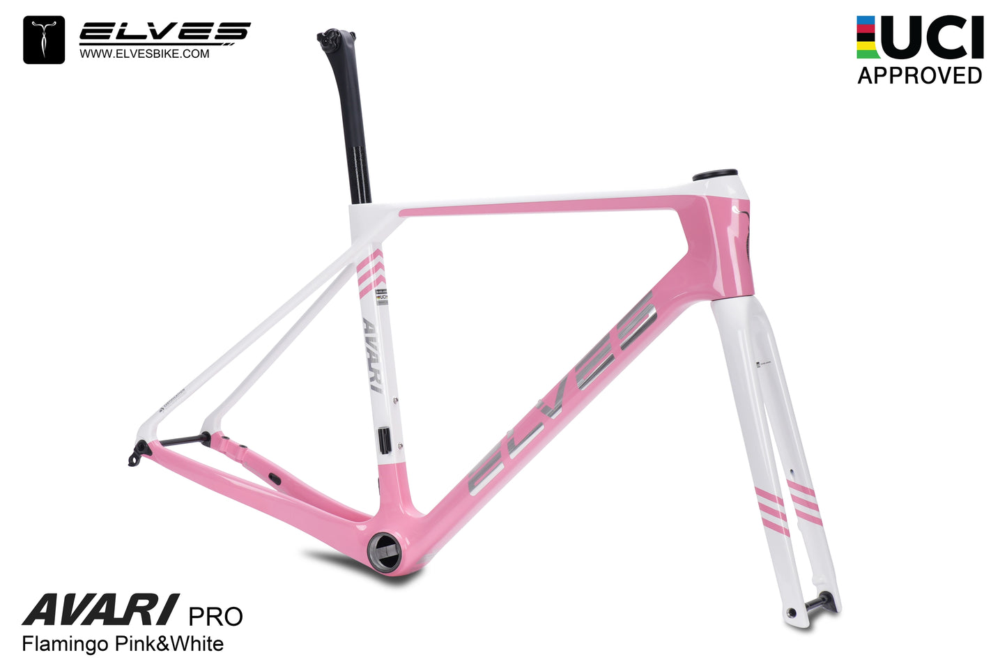 Cadre de vélo de route Elves Avari Pro UCI Disc
