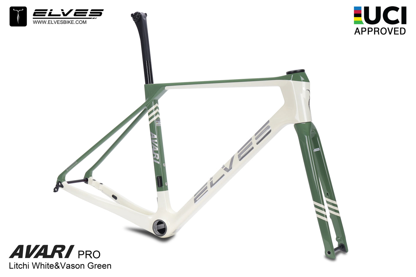 Cadre de vélo de route Elves Avari Pro UCI Disc