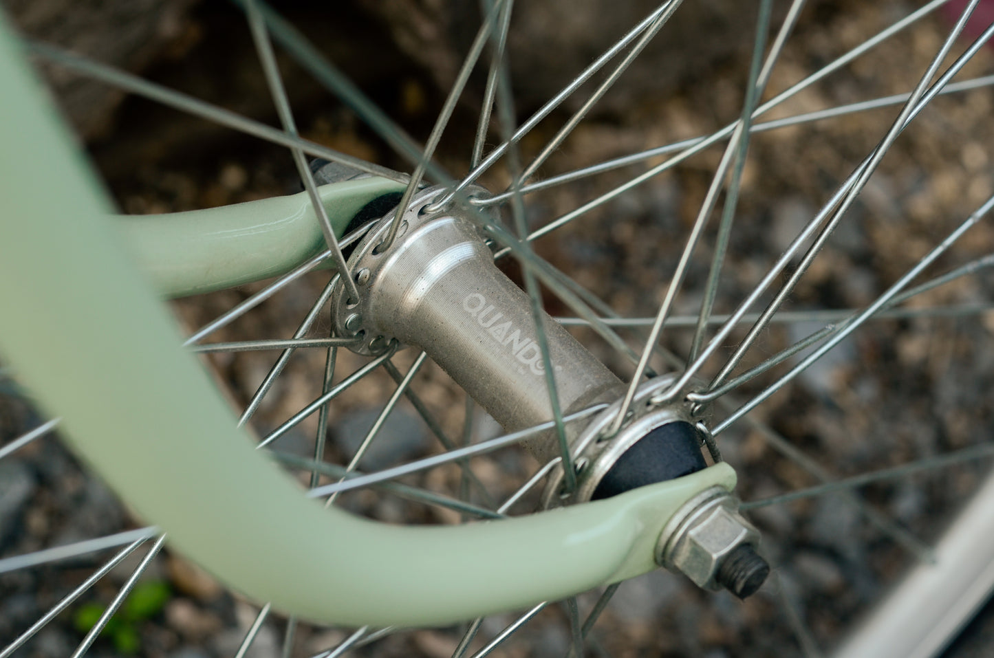 Townie Step-Thru Restoration, Mint Green Complete Bicycle Atelier Olympia