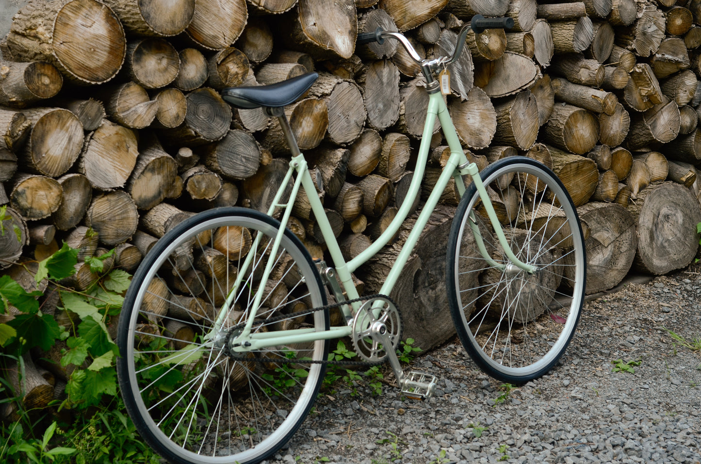 Townie Step-Thru Restoration, Mint Green Complete Bicycle Atelier Olympia