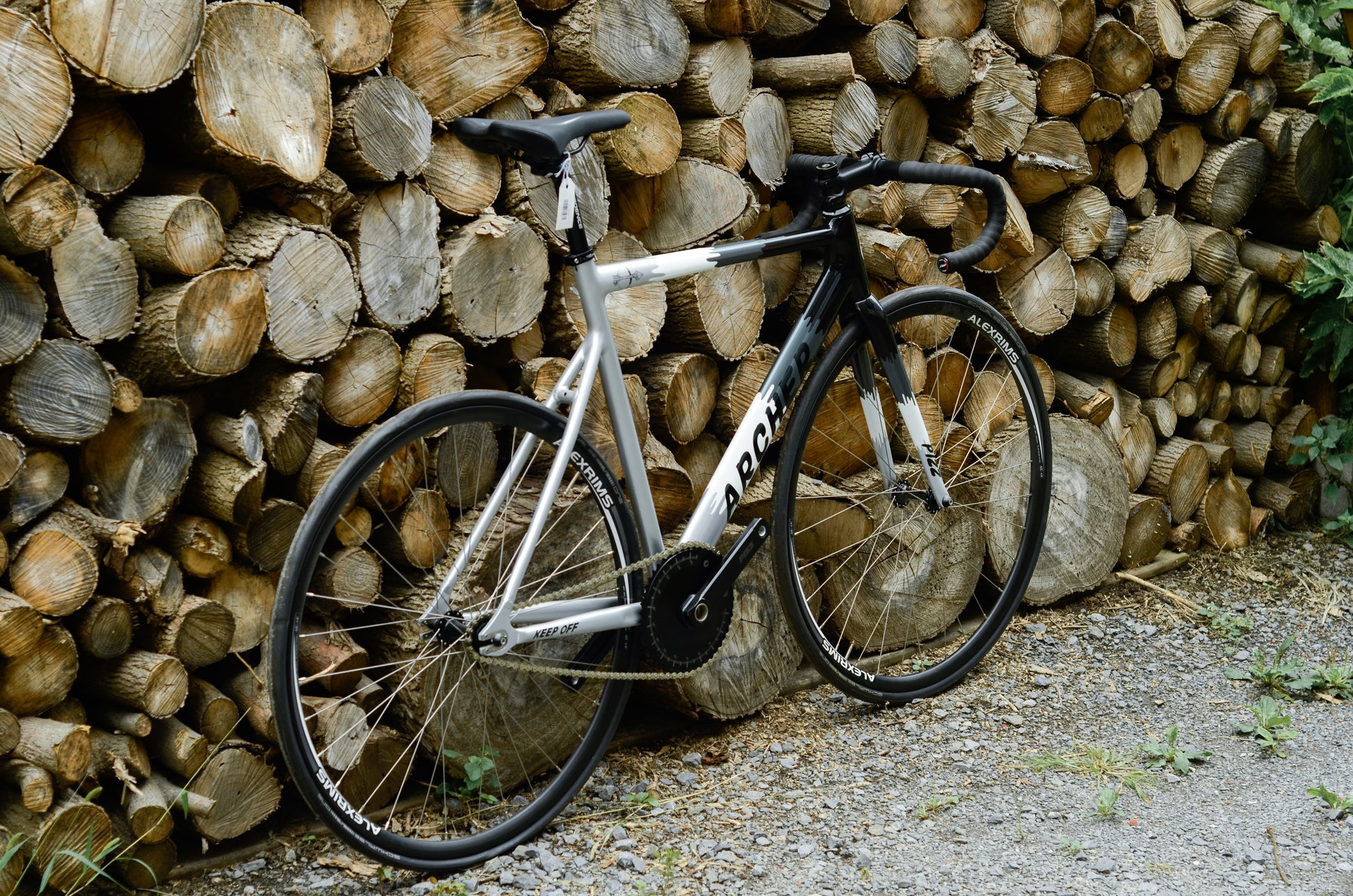 Pizz Archer Grey/Black/White Custom Build Complete Bicycle  Atelier Olympia