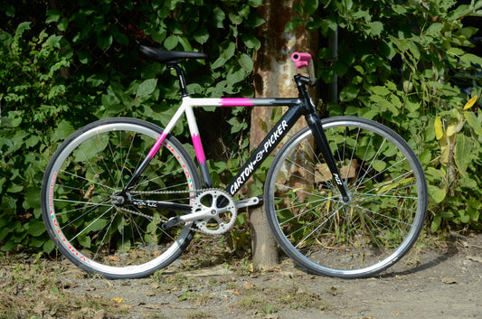 Pizz Pink Carton Picker Build Complete Bicycle Atelier Olympia