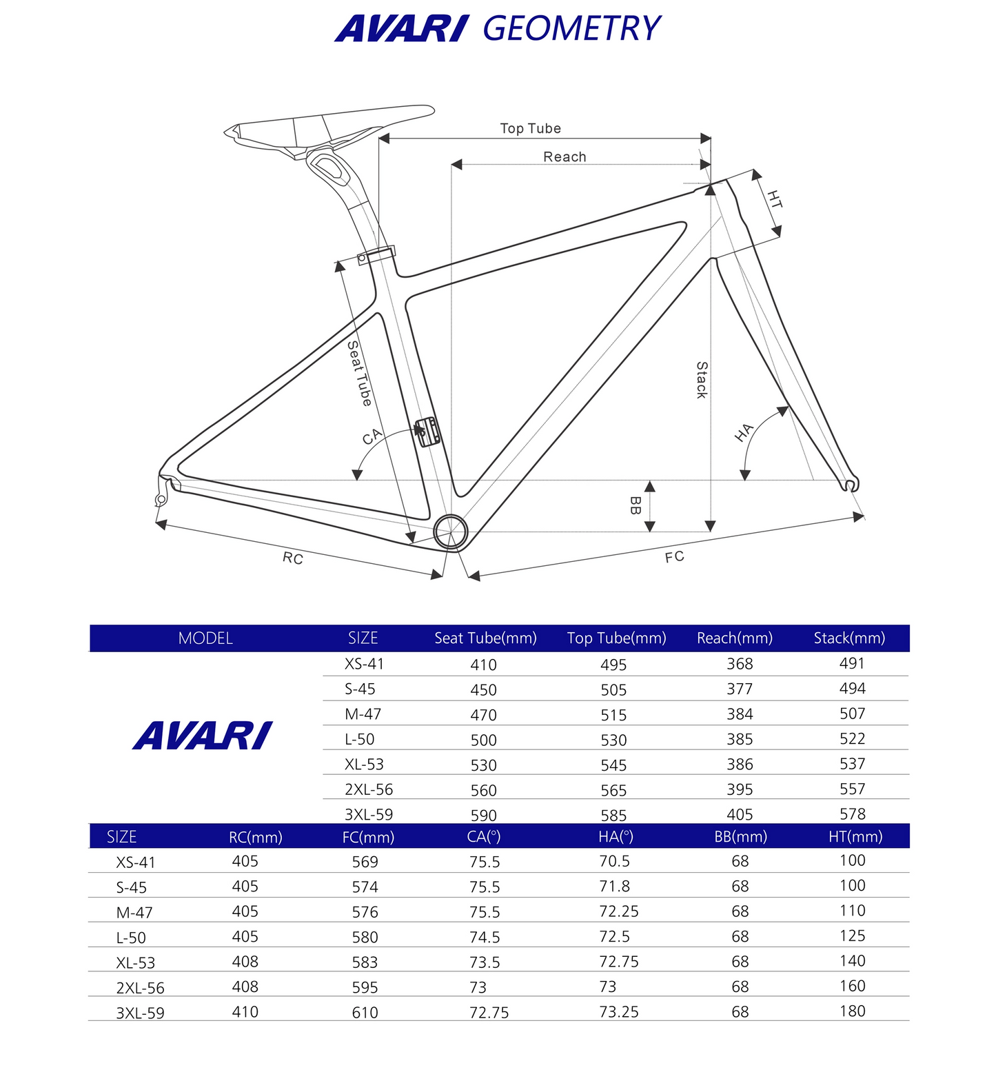 Elves Avari Road Frame 2021