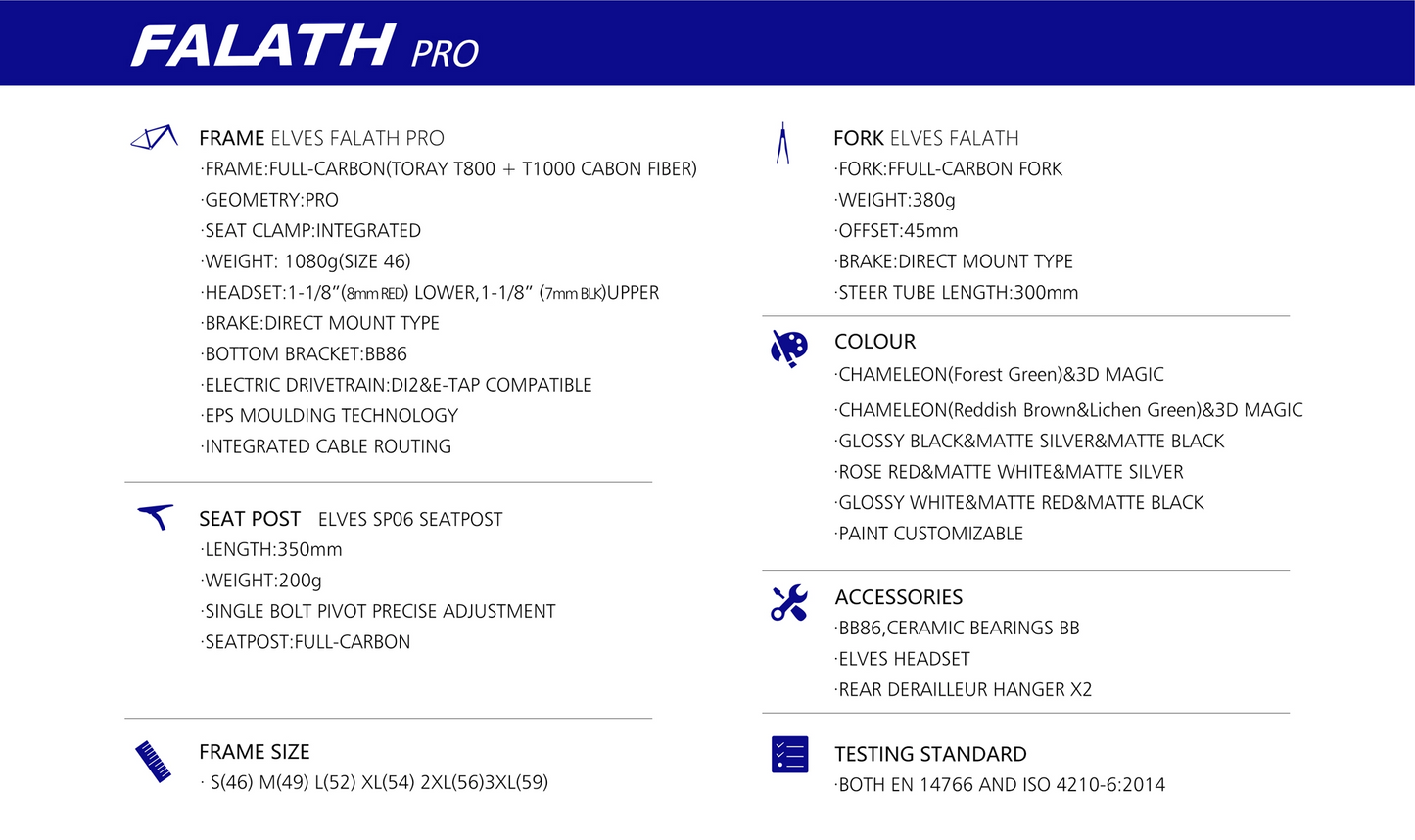 Elves Falath Pro Road Frame Aero 2021