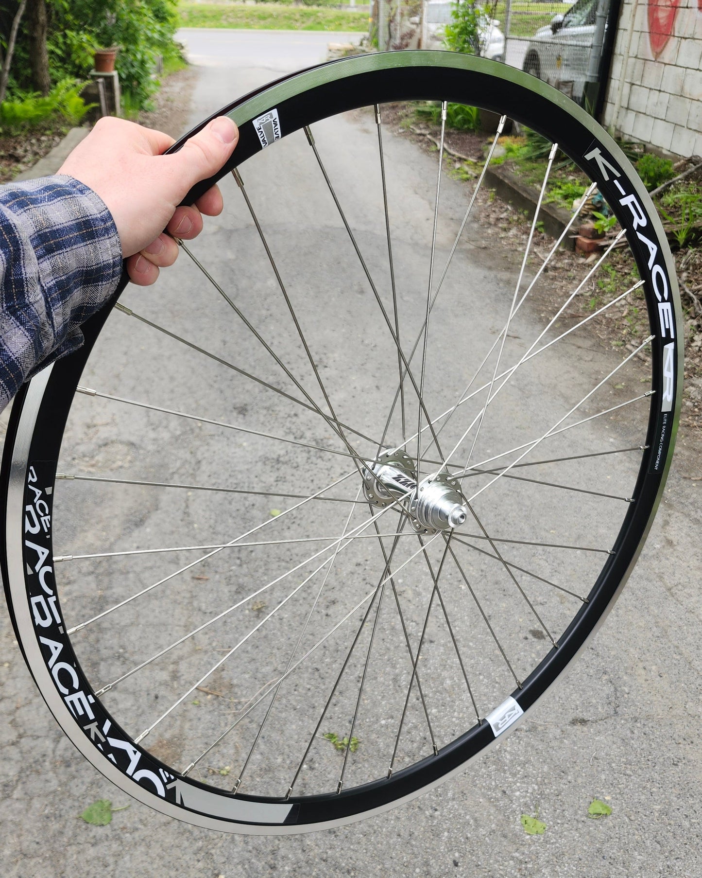 Track Wheelset, K-Race Rims x Pizz Hubs, 32H, Custom Built Wheel  Atelier Olympia