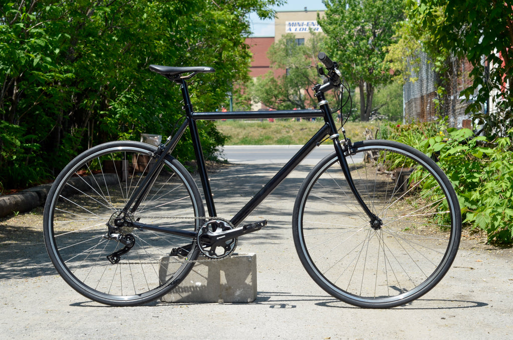 Plain Black Commuter Bicycles 950.00 Atelier Olympia