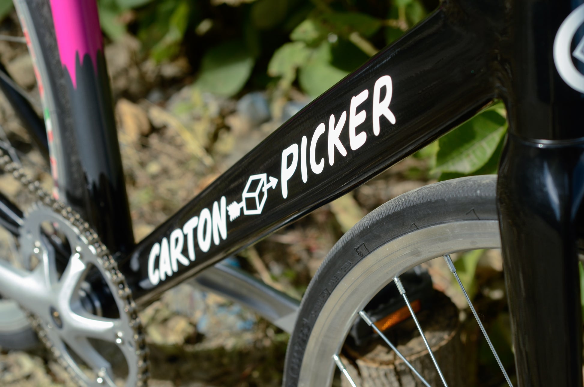 Pizz Pink Carton Picker Build Complete Bicycle  Atelier Olympia