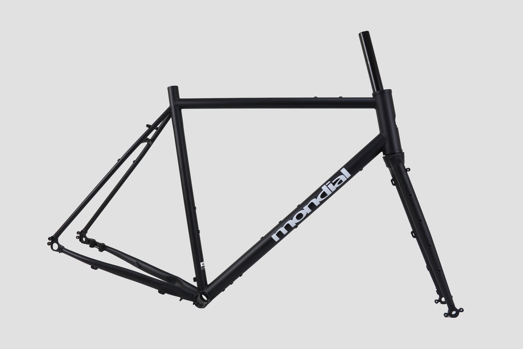 MONDIAL STEEL GRAVEL TOURING FRAME MATTE BLACK