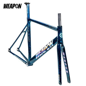 WEAPON BULLET Aero Track Frameset (Marble blue) Bicycle Frames 935.00 Atelier Olympia