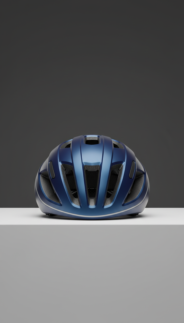 Blue Alloy Aerodynamic Helmet