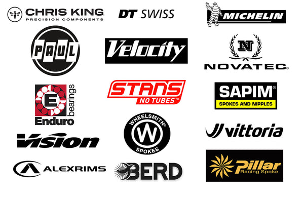 Chris King Components DT Swiss Michelin Tires Paul Velocity Rims Novatech Enduro Bearings Stans No Tubes Sapim Spokes Vision Vittoria Pillar Berd Alexrims Wheelsmith