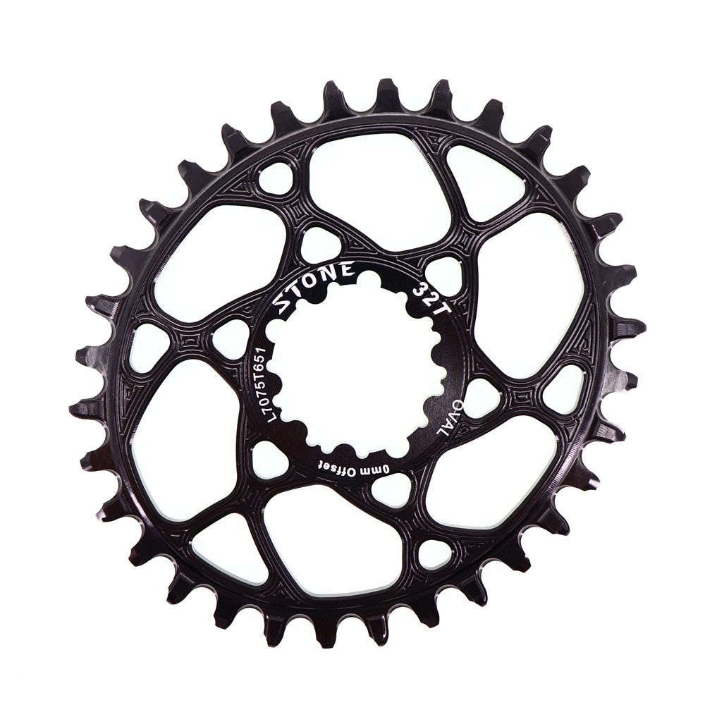 Stone 0mm offset Oval Chainring for Sram GXP Direct Mount Bicycle Chainrings 65.00 Atelier Olympia